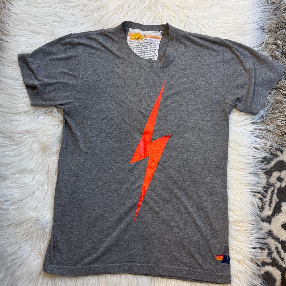 Aviator Nation Graphic Print Crew Neck size S - Picture 2 of 6